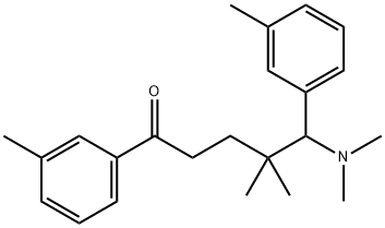 ω-(Dimethylamino)-3',γ,γ-trimethyl-ω-(m-tolyl)valerophenone