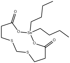 2,2-Dibutyl-1,3-dioxa-7,9-dithia-2-stannacyclododecane-4,12-dione