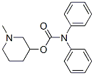 (1-methyl-3-piperidyl) N,N-diphenylcarbamate