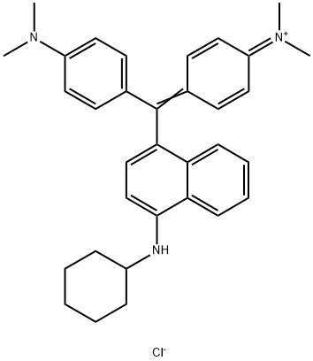 [4-[alpha-[4-(cyclohexylamino)-1-naphthyl]-p-(dimethylamino)benzylidene]-2,5-cyclohexadien-1-ylidene]dimethylammonium chloride