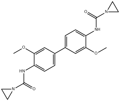 N-[4-[4-(aziridine-1-carbonylamino)-3-methoxy-phenyl]-2-methoxy-phenyl ]aziridine-1-carboxamide