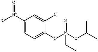 Ethylthiophosphonic acid O-isopropyl O-(2-chloro-4-nitrophenyl) ester
