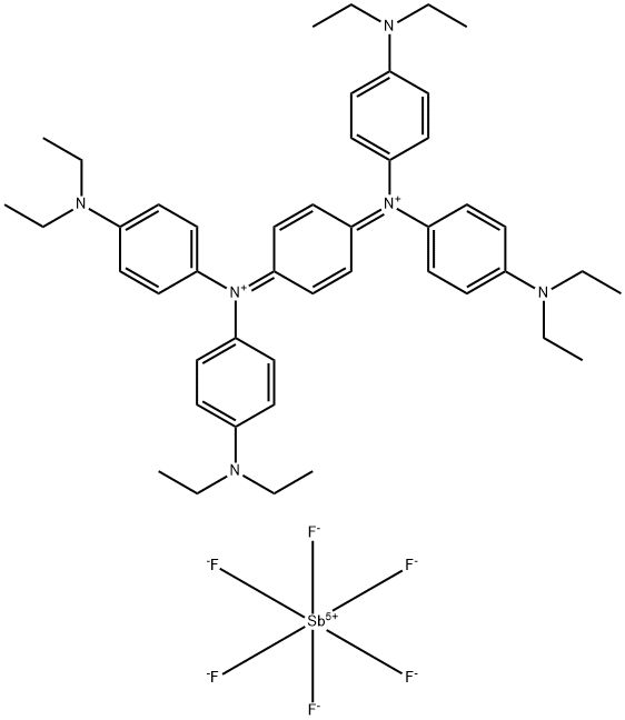 2,5-环己二烯-1,4-二基双[双[对(二乙基氨基)苯基]铵六氟锑酸盐(V)]