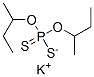 Phosphorodithioic acid, O,O-bis(1-methylpropyl) ester, potassium salt