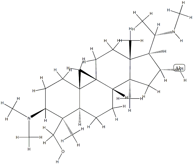 (20S)-3β-(Dimethylamino)-16α-hydroxy-4,14-dimethyl-20-(methylamino)-9β,19-cyclo-5α-pregnane-4β-methanol