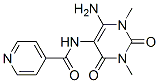 4-Pyridinecarboxamide,  N-(6-amino-1,2,3,4-tetrahydro-1,3-dimethyl-2,4-dioxo-5-pyrimidinyl)-