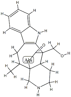 2,3,4,4a,5,6,11,12-Octahydro-5-(hydroxymethyl)-12-methyl-1H-12a,5-(epoxymethano)pyrido[3',4':5,6]cyclohept[1,2-b]indol-14-one