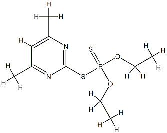 S-(4,6-DIMETHYL-2-PYRIMIDINYL)O,O-DIETHYLPHOSPHORODITHIO.