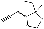 1,3-Dioxolane,  4-ethyl-4-methyl-5-(2-propynylidene)-  (7CI,8CI)