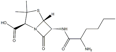 6α-[(2-Amino-1-oxohexyl)amino]penicillanic acid