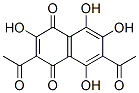 2,7-Diacetyl-3,5,6,8-tetrahydroxy-1,4-naphthoquinone