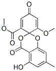 5-Hydroxy-6'-methoxy-7-methyl-4,4'-dioxospiro[1,3-benzodioxane-2,1'-[2,5]cyclohexadiene]-2'-carboxylic acid methyl ester