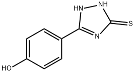 1H-1,2,4-Triazole-3-thiol, 5-(p-hydroxyphenyl)-, hydrate