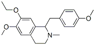 7-Ethoxy-1,2,3,4-tetrahydro-6-methoxy-1-(p-methoxybenzyl)-2-methylisoquinoline