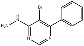 5-Bromo-4-hydrazino-6-phenylpyrimidine