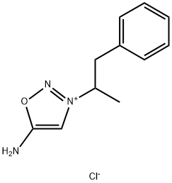 5-Amino-3-(1-methyl-2-phenylethyl)-2,3-dihydro-1,2,3-oxadiazol-2-ium chloride