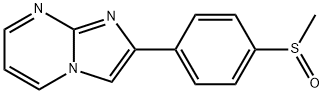 2-[4-(Methylsulfinyl)phenyl]imidazo[1,2-a]pyrimidine