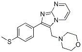 2-[4-(Methylthio)phenyl]-3-(morpholinomethyl)imidazo[1,2-a]pyrimidine