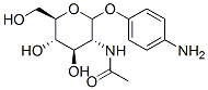 4-aminophenyl-2-acetamido-2-deoxyglucoside