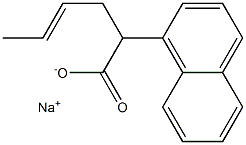 Sodium α-(2-butenyl)-1-naphthaleneacetate