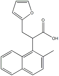 α-(2-Methyl-1-naphtyl)-2-furanpropionic acid