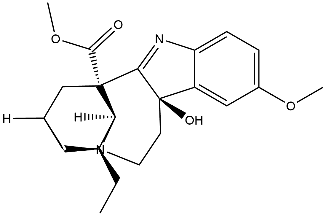9α-Hydroxy-9-hydro-16-dehydro-12-methoxyibogamine-18-carboxylic acid methyl ester