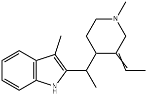 3-Methyl-2-[1-(1-methyl-3-ethylidene-2-piperidinyl)ethyl]-1H-indole