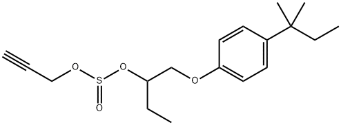 Sulfurous acid 2-propynyl=1-[(p-tert-pentylphenoxy)methyl]propyl ester