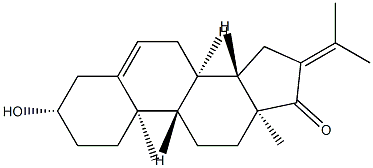 3β-Hydroxy-16-(1-methylethylidene)androst-5-en-17-one
