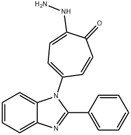 2-Hydrazino-5-(2-phenylbenzimidazolyl)tropone