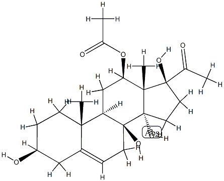 (17S)-12β-Acetyloxy-3β,8,14,17-tetrahydroxypregn-5-en-20-one