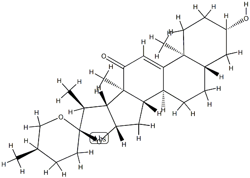 (25R)-3β-Hydroxy-5α-spirost-9(11)-en-12-one