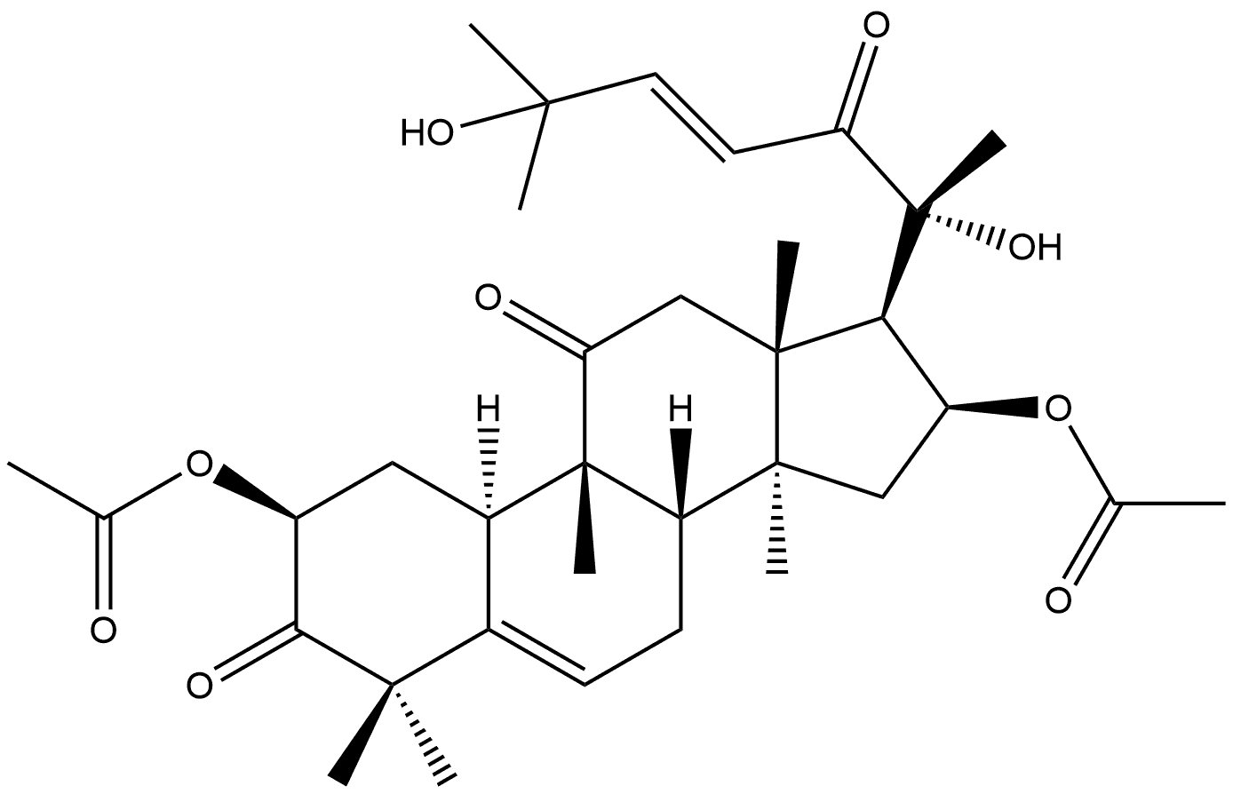 (10α,23E)-2β,16α-Bis(acetyloxy)-20,25-dihydroxy-9β-methyl-19-norlanosta-5,23-diene-3,11,22-trione