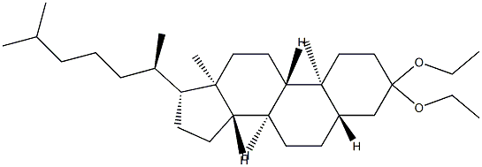 5α-Cholestan-3-one diethyl acetal