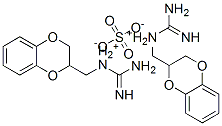 (1,4-benzodioxan-2-ylmethyl)guanidinium sulphate