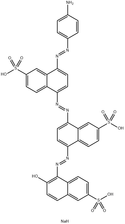 trisodium 8-[[4-[(4-aminophenyl)azo]-6-sulphonatonaphthyl]azo]-5-[(2-hydroxy-6-sulphonatonaphthyl)azo]naphthalene-2-sulphonate