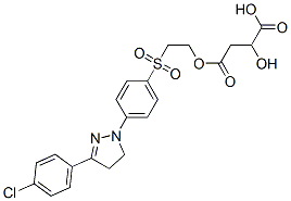 2-[[4-[3-(4-chlorophenyl)-4,5-dihydro-1H-pyrazol-1-yl]phenyl]sulphonyl]ethyl hydrogen maleate