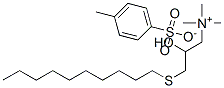 [3-(decylthio)-2-hydroxypropyl]trimethylammonium p-toluenesulphonate