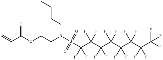 2-丙烯酸-2-[丁基[(十七氟辛基)-磺酰基]-氨基]-乙基酯
