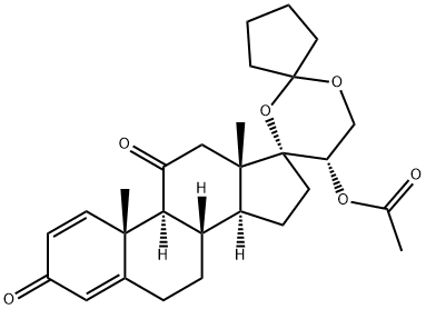 17,20alpha,21-trihydroxypregna-1,4-diene-3,11-dione 20-acetate