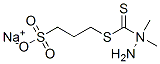 sodium 3-sulphonatopropyl 2,2-dimethyldithiocarbazate