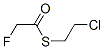 Fluorothioacetic acid S-(2-chloroethyl) ester