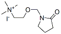 trimethyl-[2-[(2-oxopyrrolidin-1-yl)methoxy]ethyl]azanium iodide