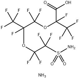 ammonium 2-[2-[2-(aminosulphonyl)-1,1,2,2-tetrafluoroethoxy]-1,1,2,3,3,3-hexafluoropropoxy]-2,3,3,3-tetrafluoropropionate