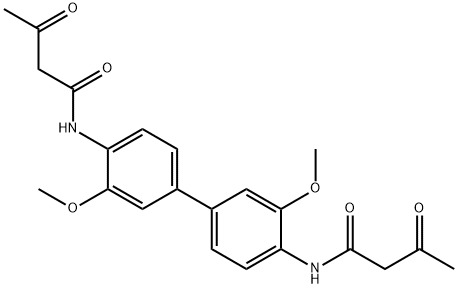 N,N'-(3,3'-dimethoxy[1,1'-biphenyl]-4,4'-diyl)bis[3-oxobutyramide]