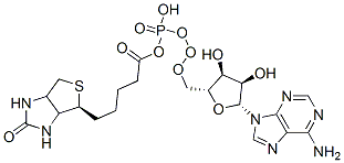 [[(2R,3S,4R,5R)-5-(6-aminopurin-9-yl)-3,4-dihydroxyoxolan-2-yl]methoxy-hydroxyphosphoryl] 5-[(6S)-2-oxo-1,3,3a,4,6,6a-hexahydrothieno[3,4-d]imidazol-6-yl]pentanoate