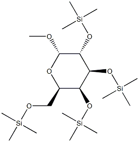 Methyl 2-O,3-O,4-O,6-O-tetrakis(trimethylsilyl)-α-D-galactopyranoside