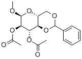 甲基 2,3-二氧-乙酰基-4,6-O-亚苄基-Α-D-吡喃葡萄糖苷