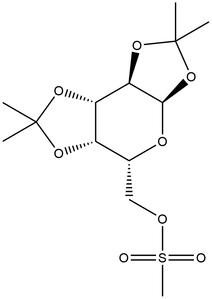 1,2:3,4-二-O-异亚丙基-6-O-甲磺酰基Α-D吡喃半乳糖