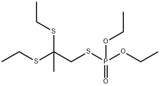 Thiophosphoric acid O,O-diethyl S-[2,2-bis(ethylthio)propyl] ester